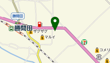 勝央郵便局の地図画像