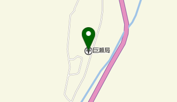 巨瀬郵便局の地図画像