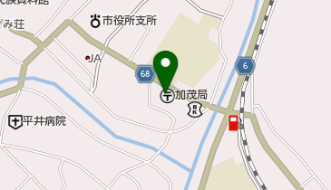 加茂郵便局の地図画像