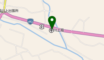 川上郵便局の地図画像