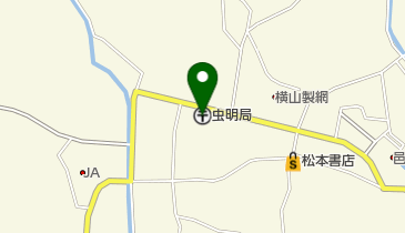 虫明郵便局の地図画像