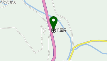 千屋郵便局の地図画像