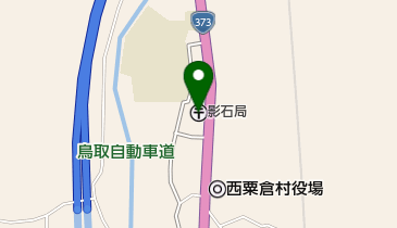 影石郵便局の地図画像