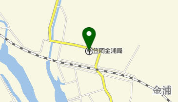 笠岡金浦郵便局の地図画像