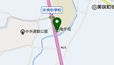 亀甲郵便局の地図画像