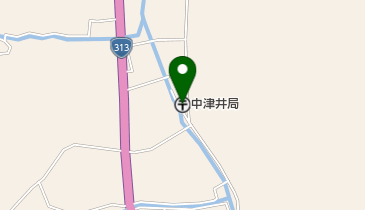 中津井郵便局の地図画像