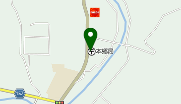 本郷郵便局の地図画像