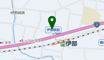 備前伊部郵便局の地図画像