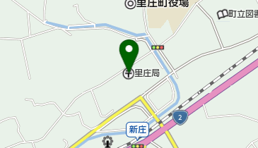 里庄郵便局の地図画像