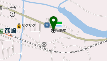 彦崎郵便局の地図画像