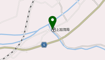 上加茂郵便局の地図画像