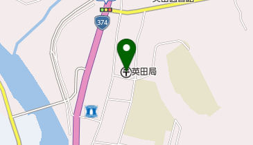 英田郵便局の地図画像
