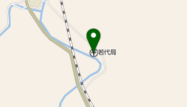 若代郵便局の地図画像