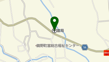 富郵便局の地図画像