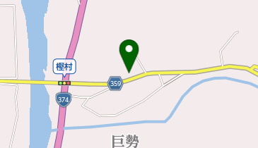 美作巨勢郵便局の地図画像