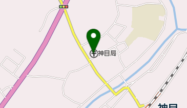 神目郵便局の地図画像