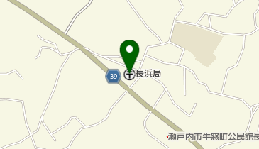 長浜郵便局の地図画像