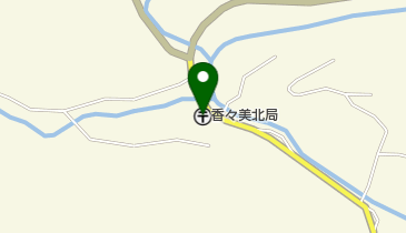 香々美北郵便局の地図画像