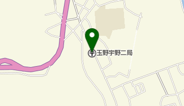 玉野宇野二郵便局の地図画像