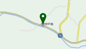 宇戸郵便局の地図画像