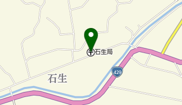 石生郵便局の地図画像