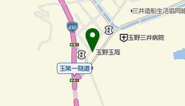 玉野玉郵便局の地図画像