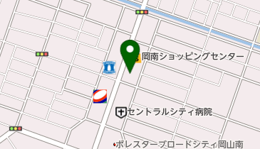 岡山南郵便局の地図画像