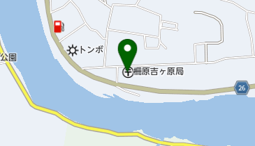 柵原吉ケ原郵便局の地図画像