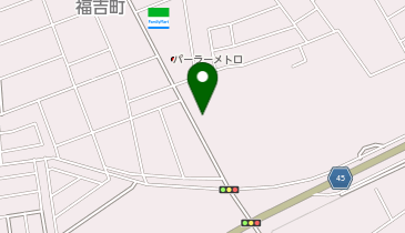 岡山福島郵便局の地図画像