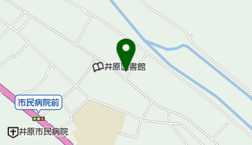 井原中町郵便局の地図画像