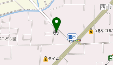 岡山西市郵便局の地図画像