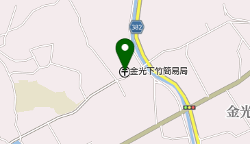 金光下竹簡易郵便局の地図画像