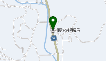 柵原安井簡易郵便局の地図画像