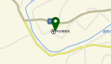 中谷簡易郵便局の地図画像