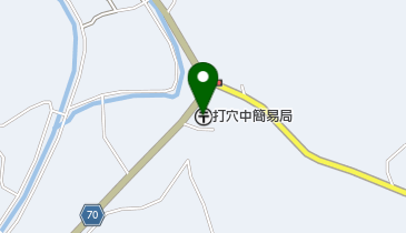 打穴中簡易郵便局の地図画像