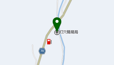 打穴簡易郵便局の地図画像