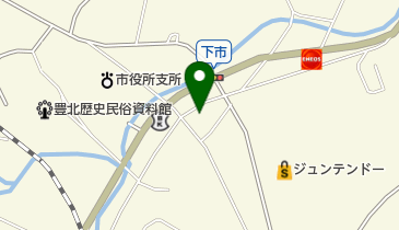 滝部郵便局の地図画像