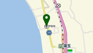 宇賀郵便局の地図画像