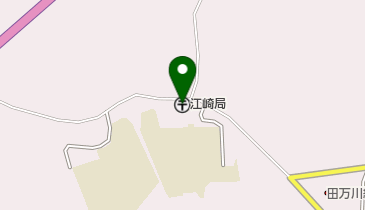 江崎郵便局の地図画像