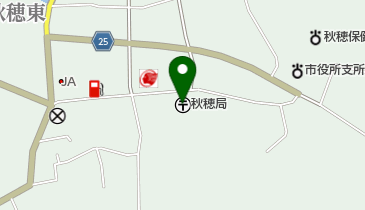 秋穂郵便局の地図画像