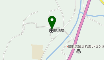 島地郵便局の地図画像