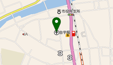 由宇郵便局の地図画像