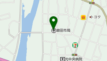 島田市郵便局の地図画像