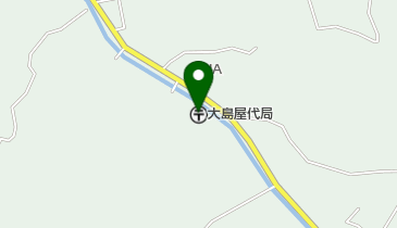 大島屋代郵便局の地図画像