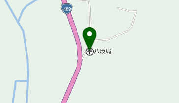 八坂郵便局の地図画像