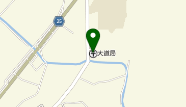 大道郵便局の地図画像