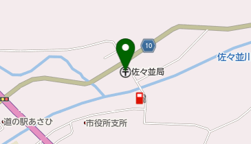 佐々並郵便局の地図画像