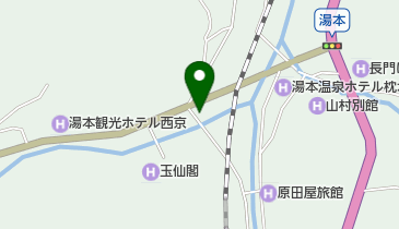 湯本郵便局の地図画像