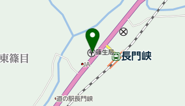篠生郵便局の地図画像