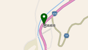 高根郵便局の地図画像